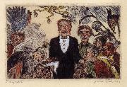 James Ensor Pride oil